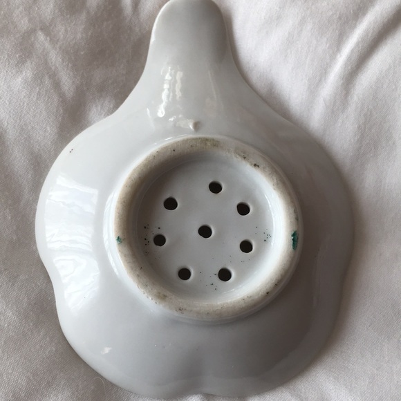 Porcelain Asian Tea Strainer - Picture 3 of 5